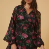 Petite Floral Tie Dobby Chiffon Mini Dress