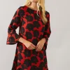Petite Floral Tiered Shift Dress
