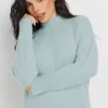 Petite Fluffy Knitted Jumper