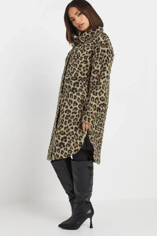 Petite Leopard Shacket