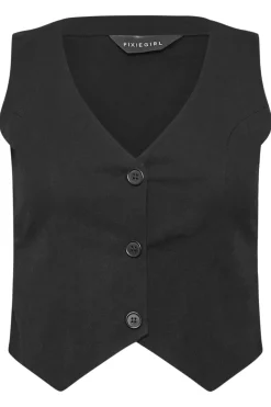 Petite Linen Waistcoat
