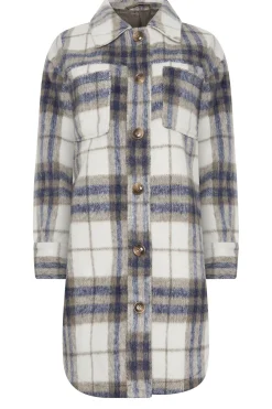 Petite Longline Printed Shacket
