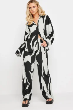 Petite Mono Print Trousers