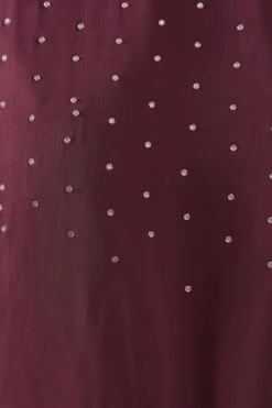 Petite Occasion Hotfix High Neck Shift Dress