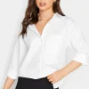 Petite Oversized Cotton Shirt