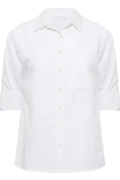 Petite Oversized Cotton Shirt