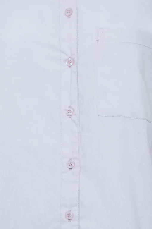 Petite Oversized Cotton Shirt