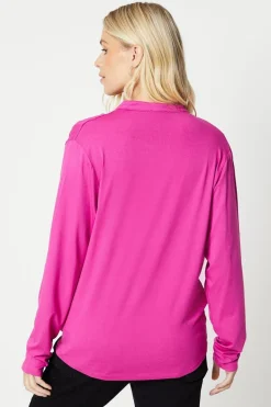 Petite Plain Wrap Top