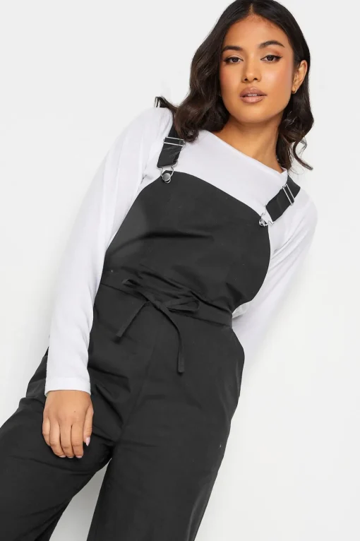 Petite Pleated Utility Jumpsuit