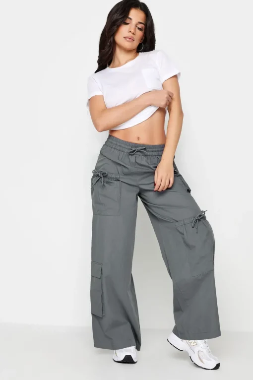 Petite Pocket Detail Cargo Trousers