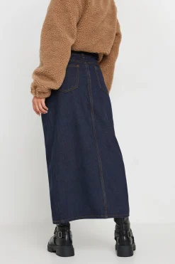Petite Pocket Patch Denim Skirt