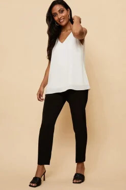 Petite Pull On Trousers