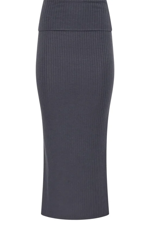 Petite Ribbed Skirt