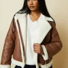 Petite Short Aviator Jacket