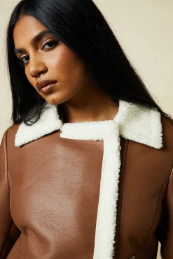 Petite Short Aviator Jacket