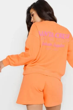 Petite Slogan Sweatshirt