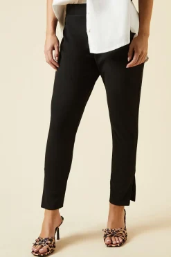 Petite Split Detail Ponte Trouser