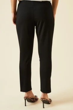 Petite Split Detail Ponte Trouser