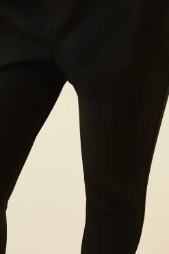 Petite Split Detail Ponte Trouser