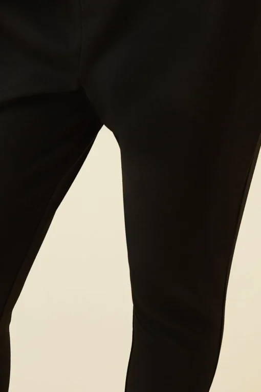 Petite Split Detail Ponte Trouser