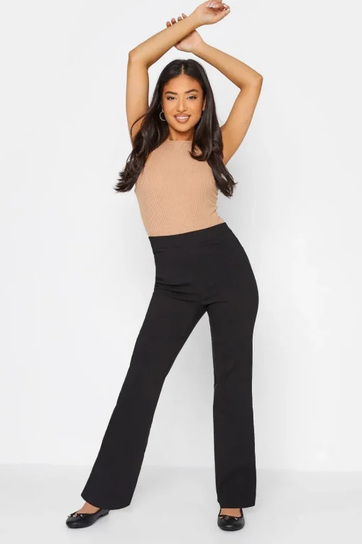 Petite Stretch Bootcut Trousers