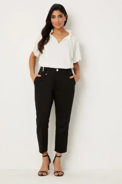 Petite Stretch Crop Trousers