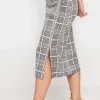 Petite Stretch Midi Skirt