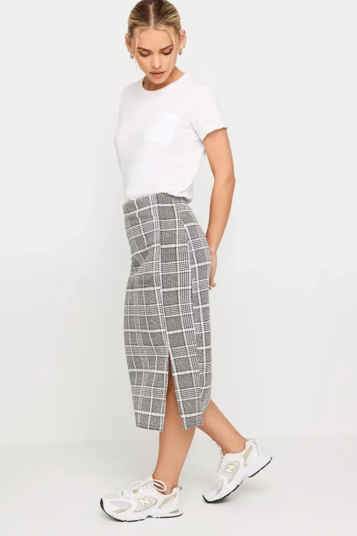 Petite Stretch Midi Skirt