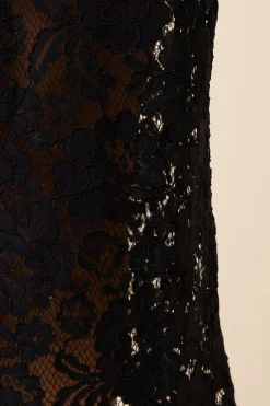 Petite Tailored Lace Maxi Skirt