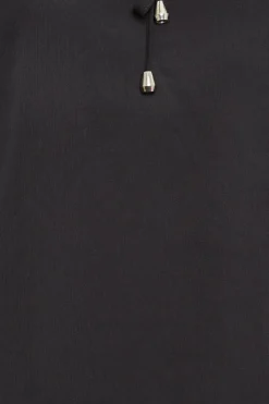 Petite Tie Neck Long Sleeve Blouse