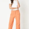Petite Twill Cargo Pocket Detail Trouser