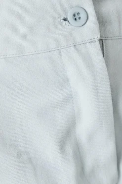 Petite Twill Cargo Split Front Maxi Skirt