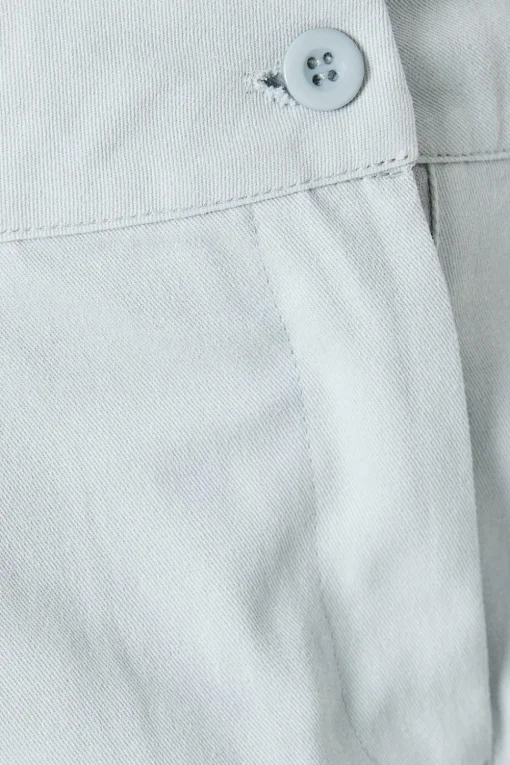 Petite Twill Cargo Split Front Maxi Skirt