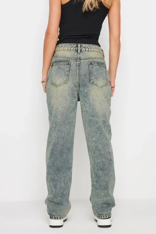 Petite Washed Denim Jeans