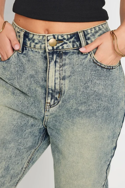 Petite Washed Denim Jeans