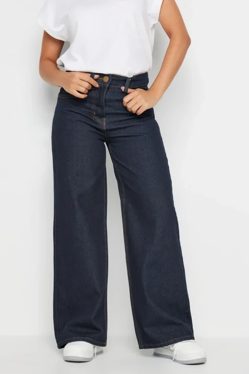 Petite Wide Leg Jeans