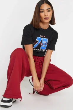 Petite Wide Leg Joggers