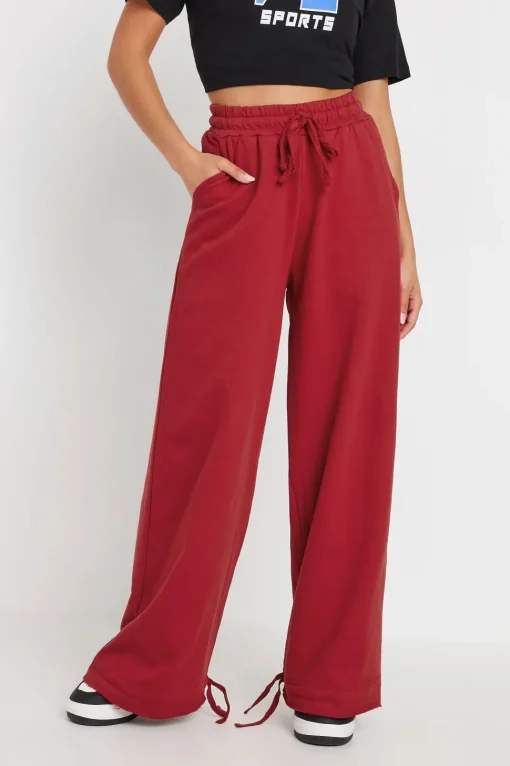 Petite Wide Leg Joggers