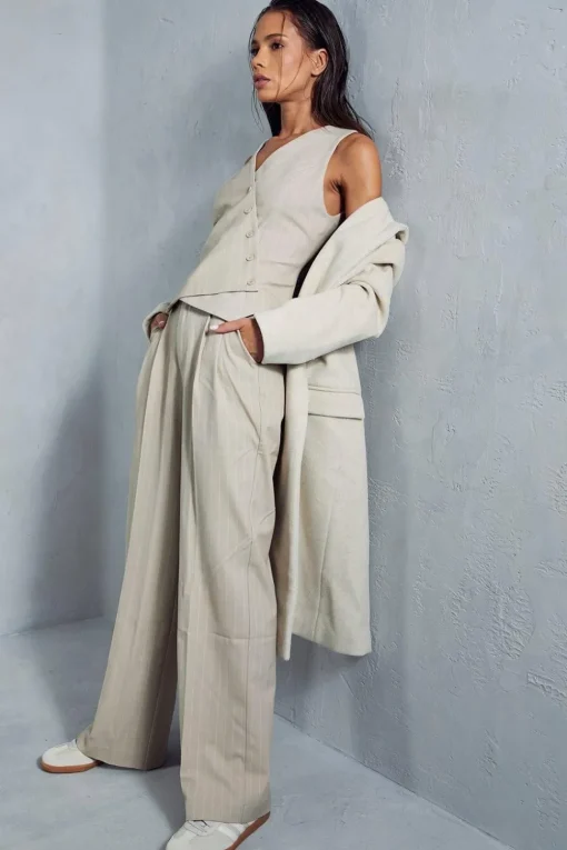 Pinstripe Tailored Trouser