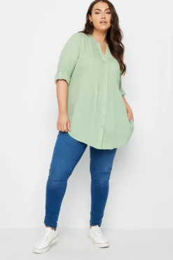 Pintuck Embellished Shirt