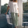 Plain 1/2 Sleeve Layered Blouse