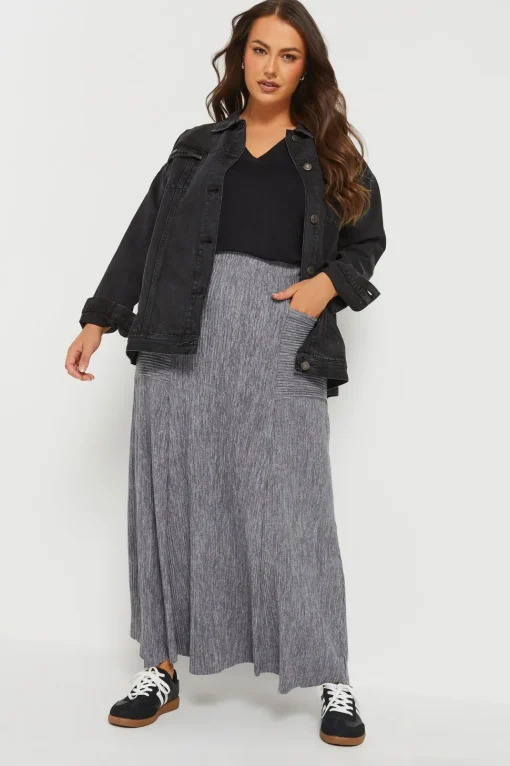 Pleated Pocket Skirt