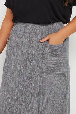 Pleated Pocket Skirt