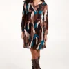 Pleated Wrap Dress