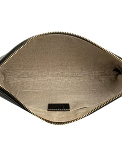 Preloved Calfskin Clutch with Bamboo and Tassel Details