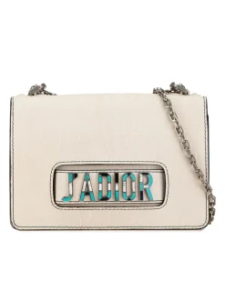 Preloved Calfskin Mosaic Flap Bag with Chain and Magnetic Closure