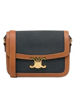 Preloved Canvas Triomphe Crossbody Bag