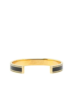 Preloved Enamel and Gold Plated Cuff Bracelet