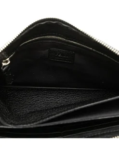 Preloved Eye Clutch - Black Leather Authentic Eye Clutch -