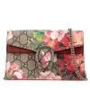 Preloved Floral Print Dionysus Crossbody with Suede Trim and Chain